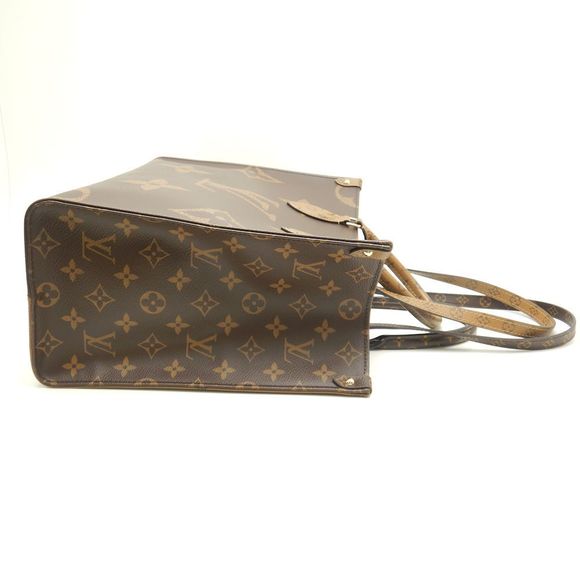 Louis Vuitton Monogram Reverse Onthego MM Tote Bag Brown - Picture 6 of 6